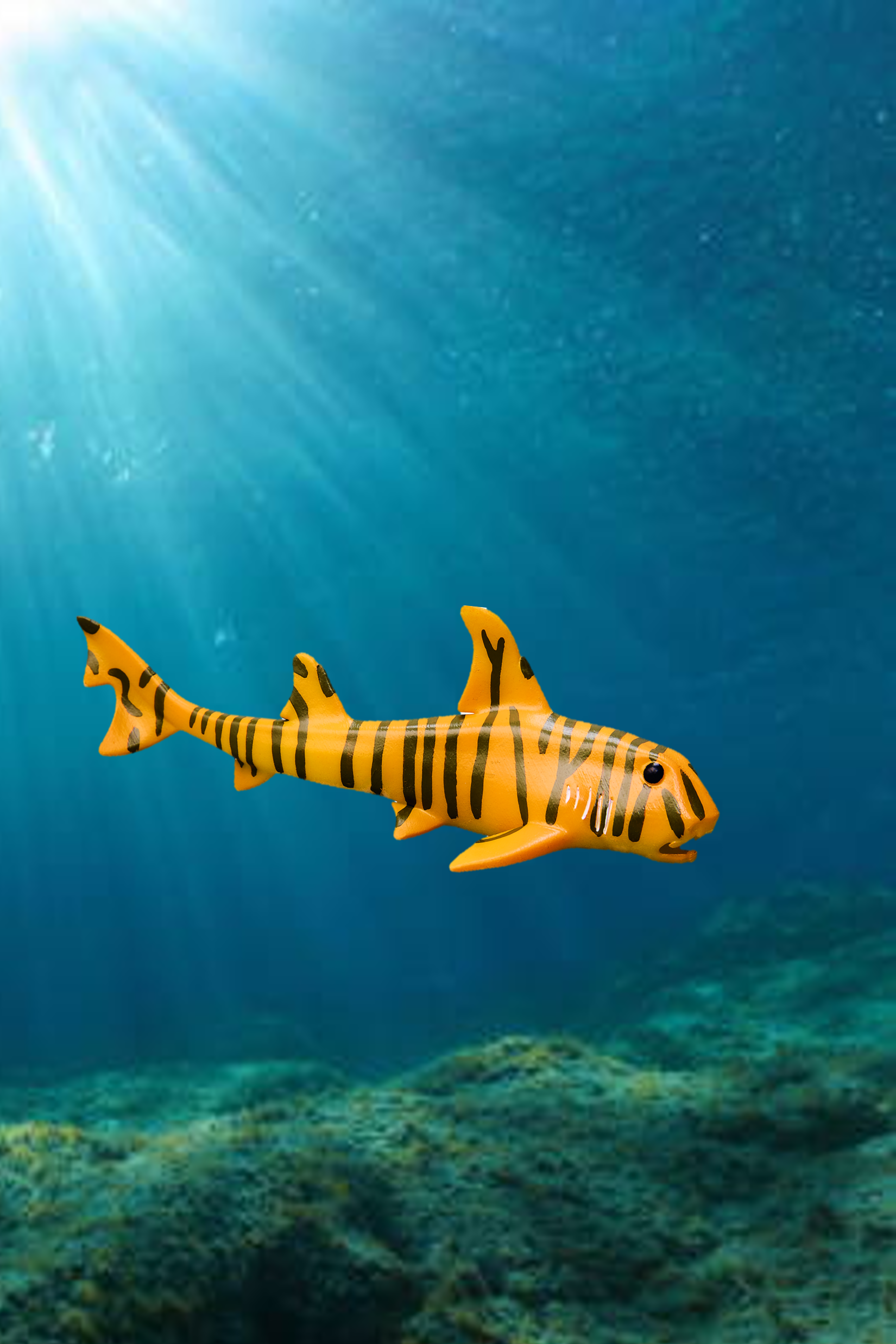 Zebra bikafejű cápa - Heterodontus zebra