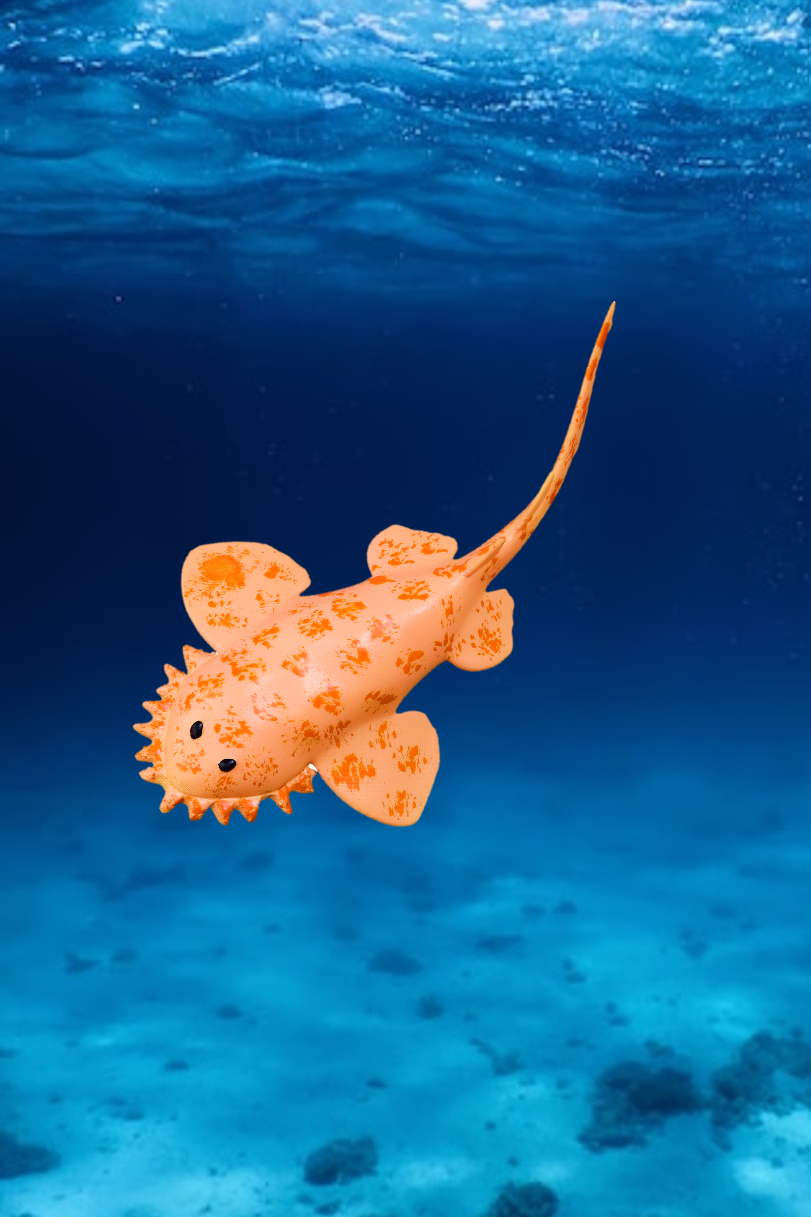 Szegélyes szőnyegcápa - Eucrossorhinus dasysypogon